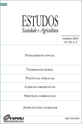 Visualizar Estudos Sociedade e Agricultura, v. 22, n. 2